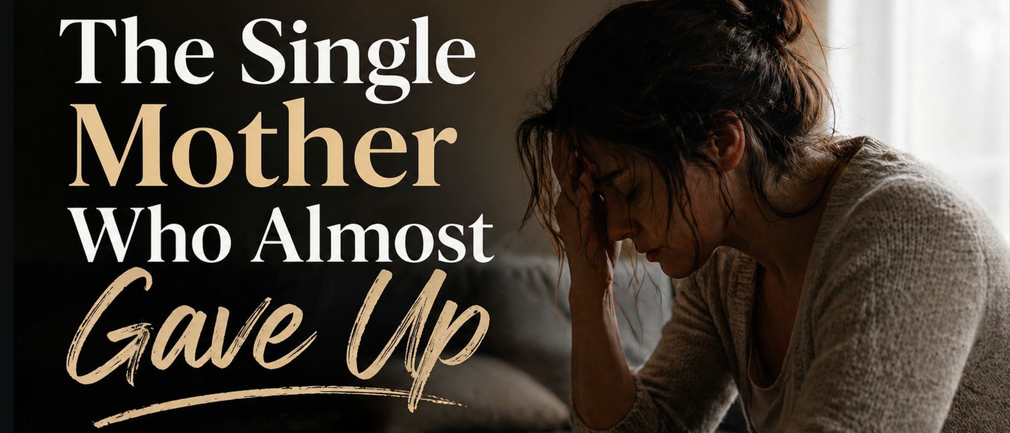 The Single Mother Who Almost Gave Up